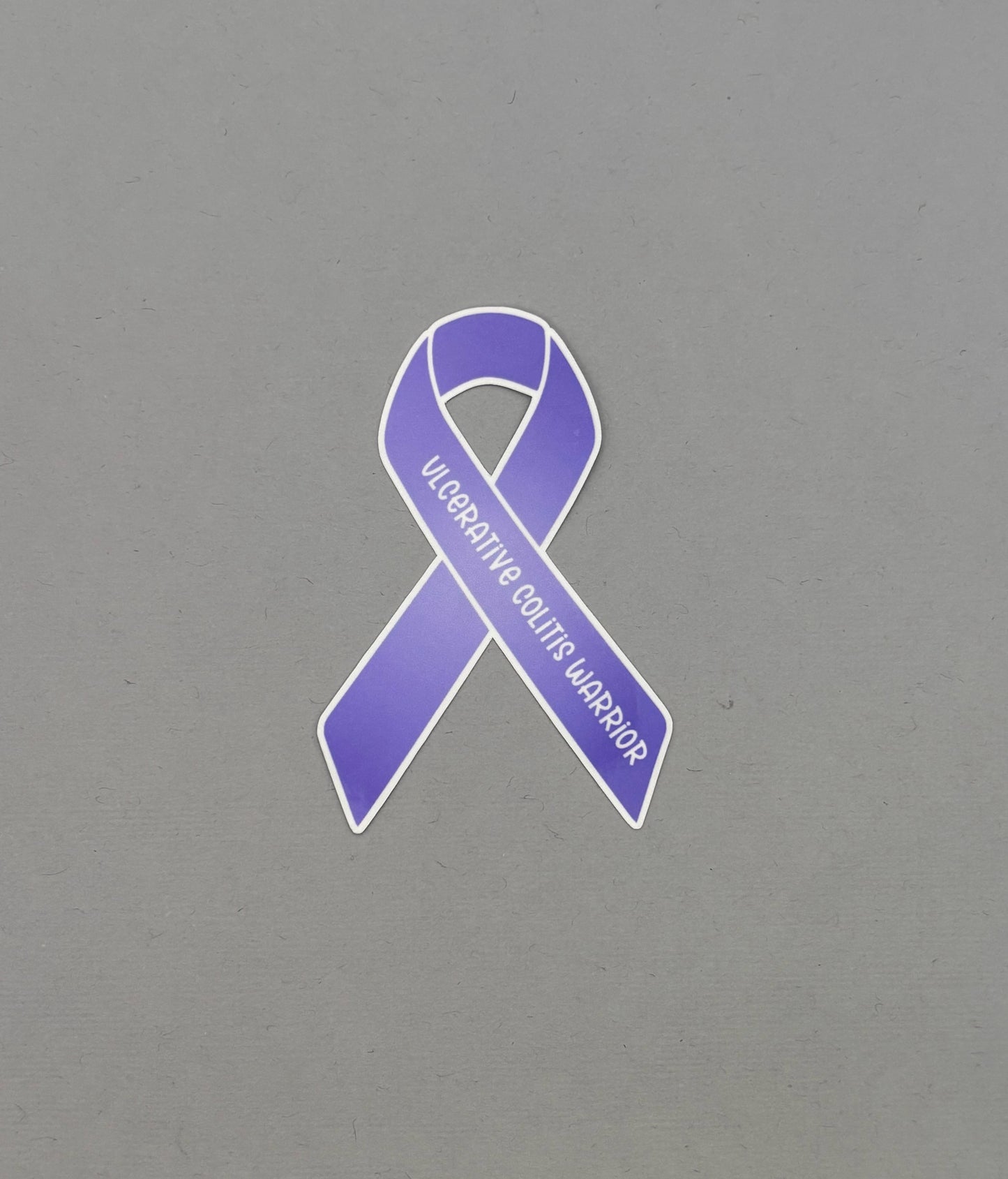 Ulcerative Colitis Warrior Ribbon Sticker