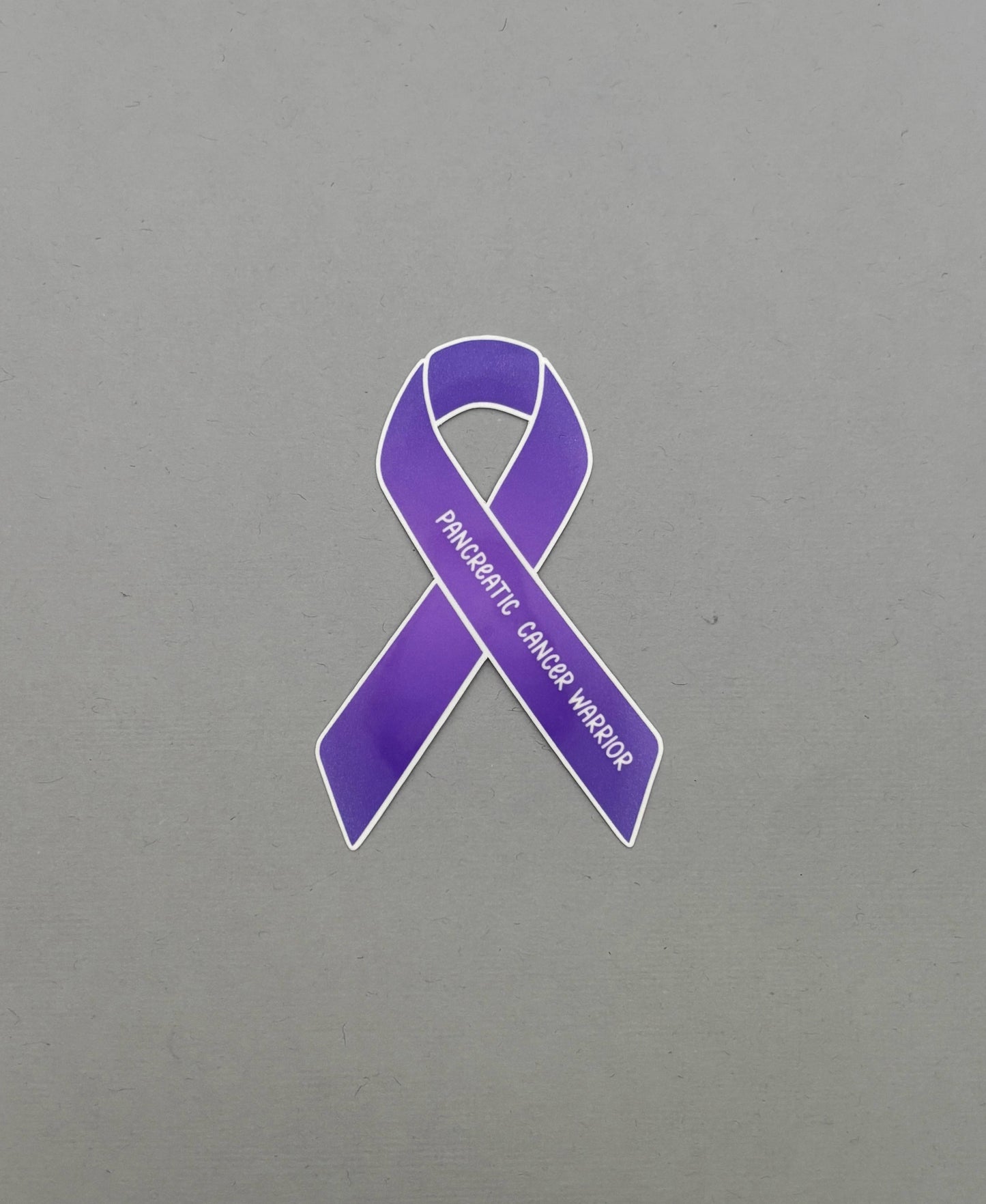 Pancreatic Cancer Warrior Ribbon Sticker