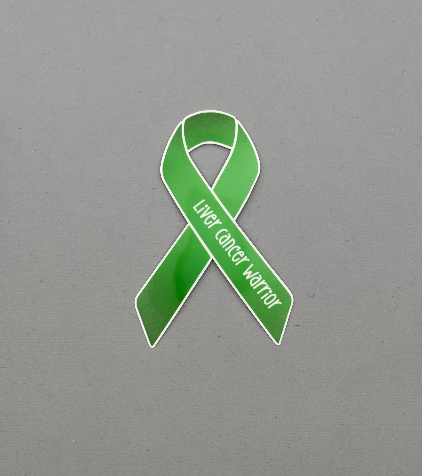 Liver Cancer Warrior Ribbon Sticker