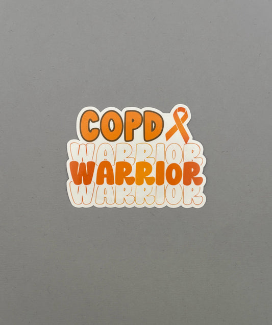 COPD Warrior Sticker
