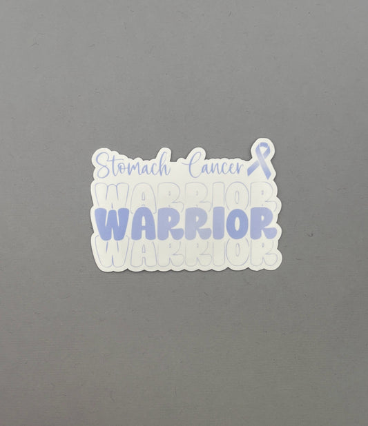 Stomach Cancer Warrior Sticker