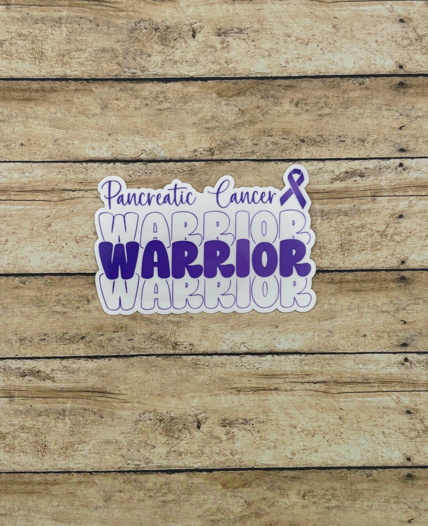 Pancreatic Cancer Warrior Sticker