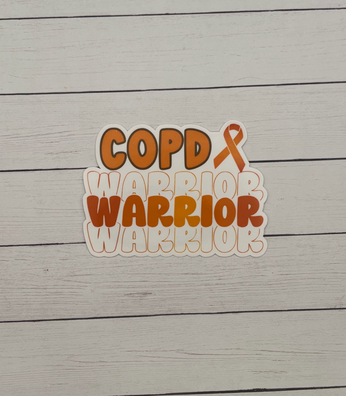 COPD Warrior Sticker