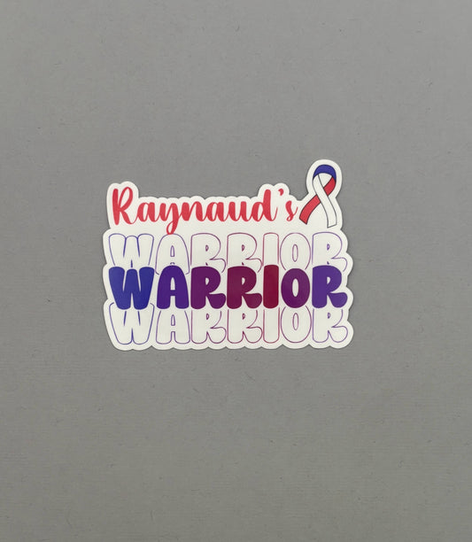 Raynaud's Warrior Sticker