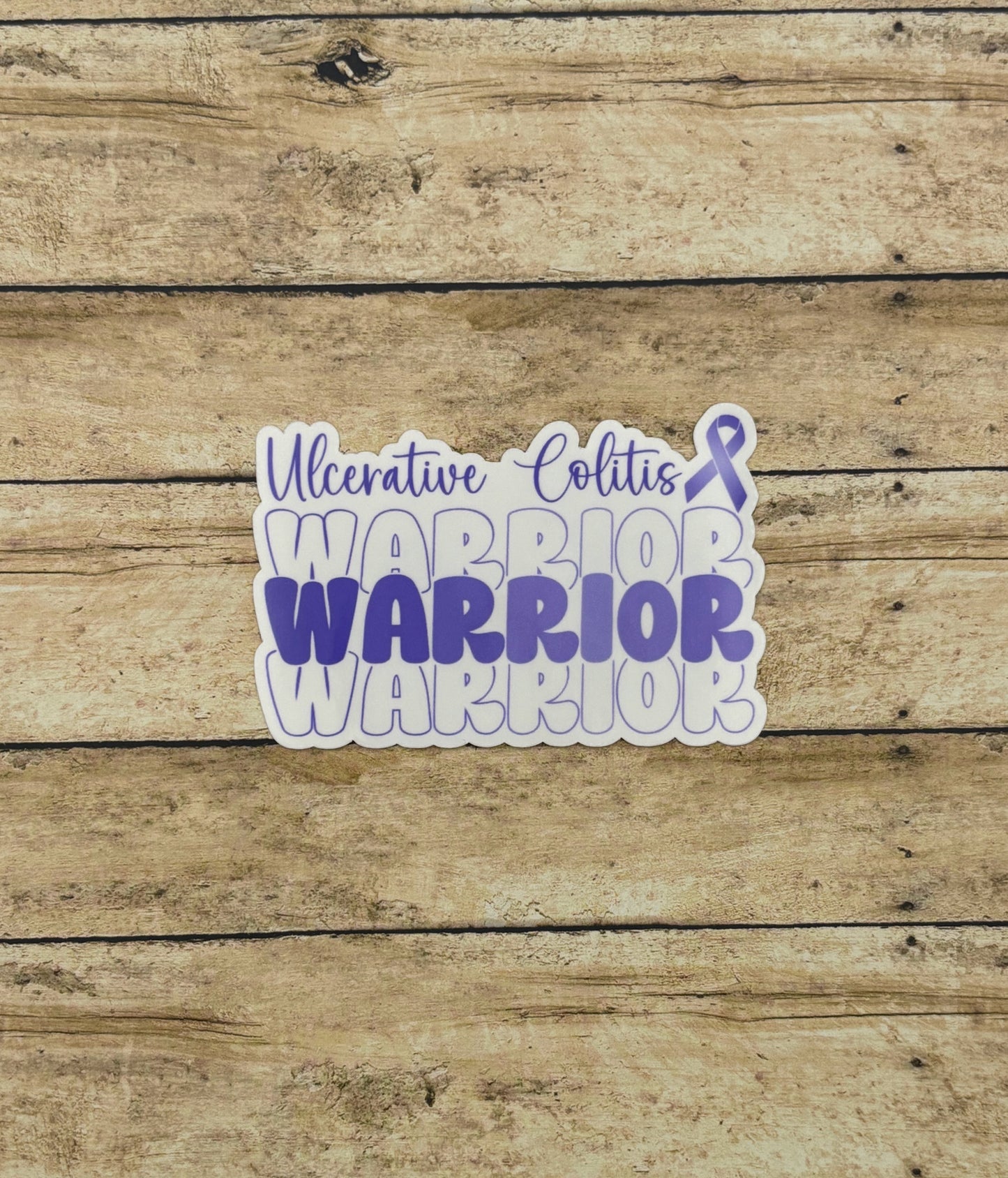 Ulcerative Colitis Warrior Sticker