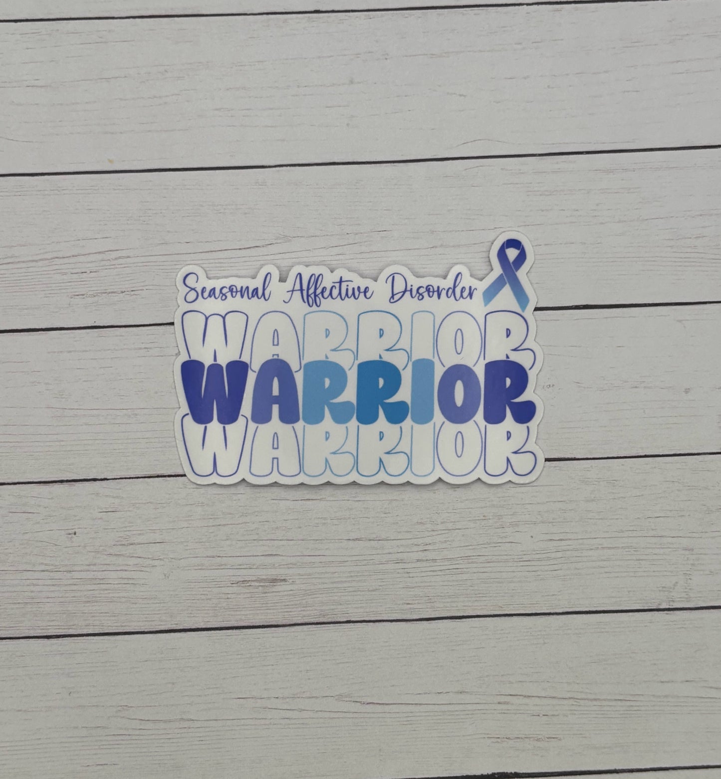 Seasonal Affective Disorder Warrior Sticker