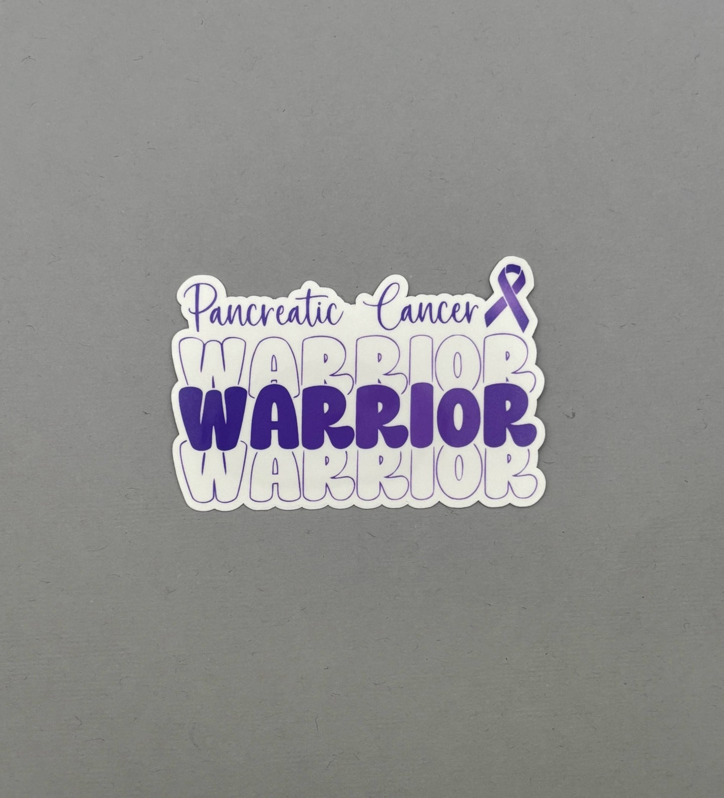 Pancreatic Cancer Warrior Sticker