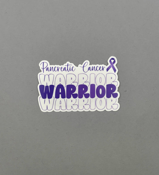 Pancreatic Cancer Warrior Sticker