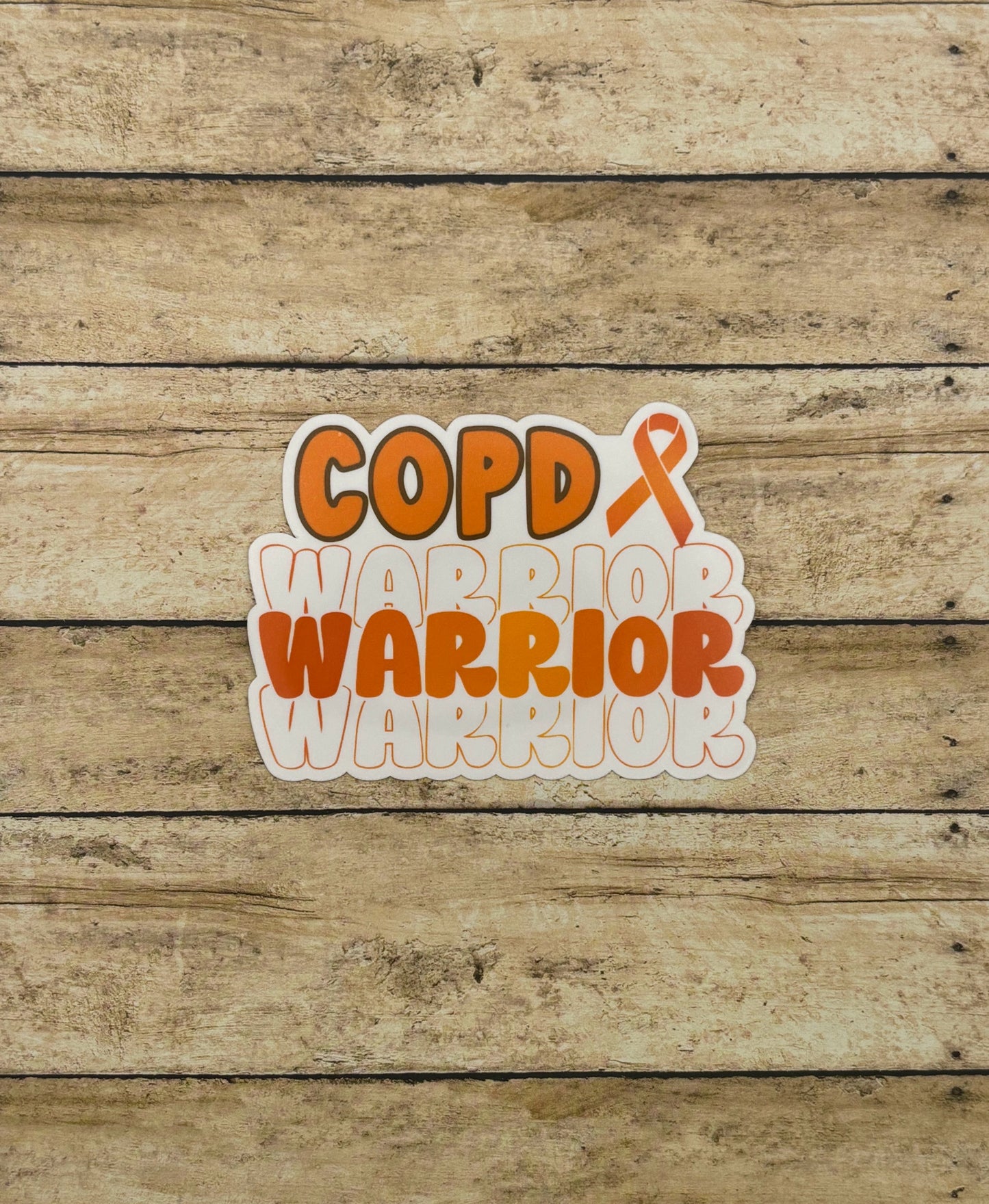 COPD Warrior Sticker