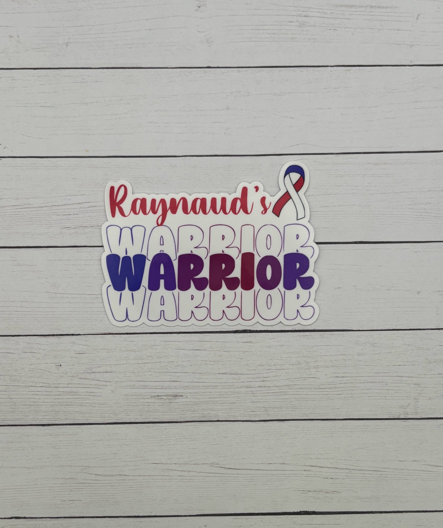 Raynaud's Warrior Sticker