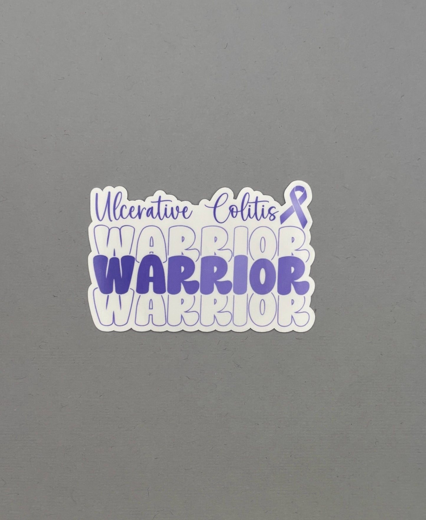 Ulcerative Colitis Warrior Sticker
