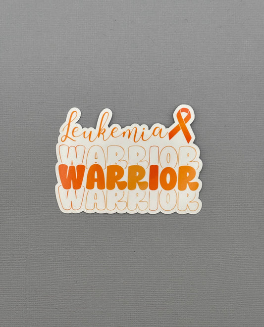 Leukemia Warrior Sticker
