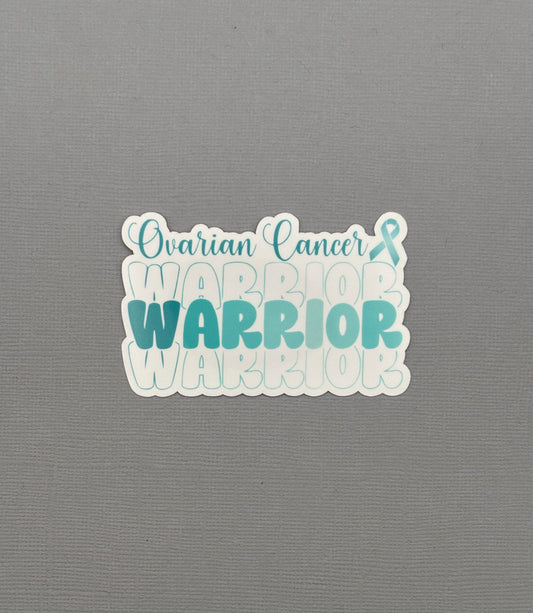 Ovarian Cancer Warrior Sticker
