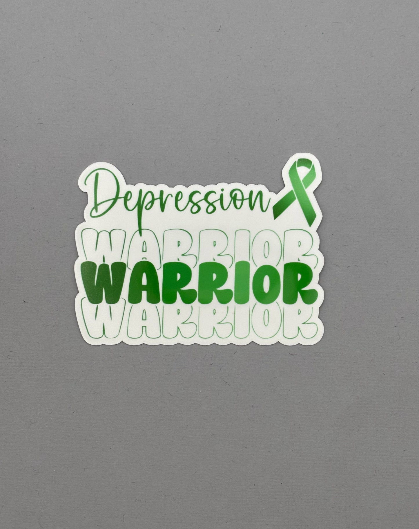 Depression Warrior Sticker