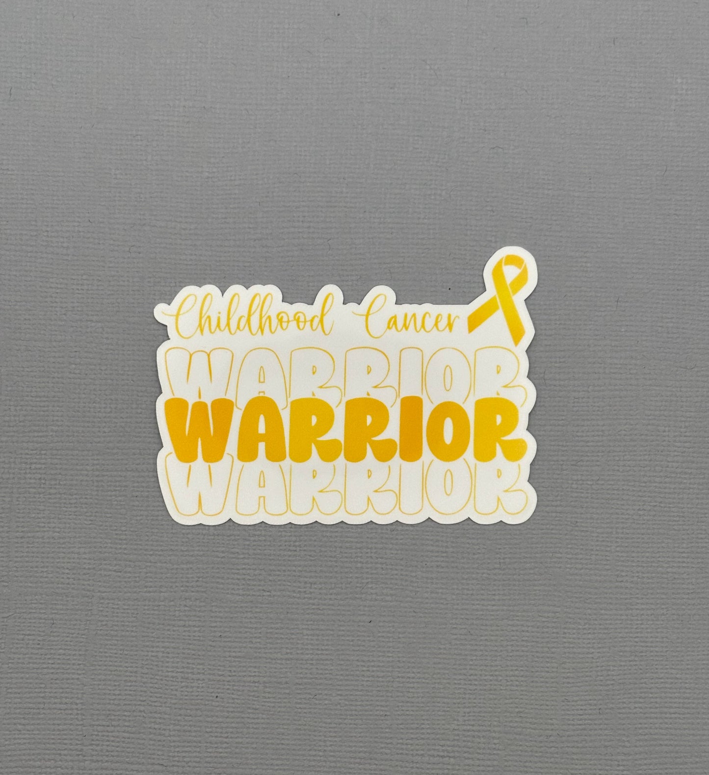 Childhood Cancer Warrior Sticker