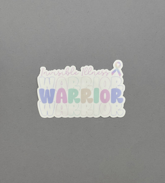 Invisible Illness Warrior Sticker