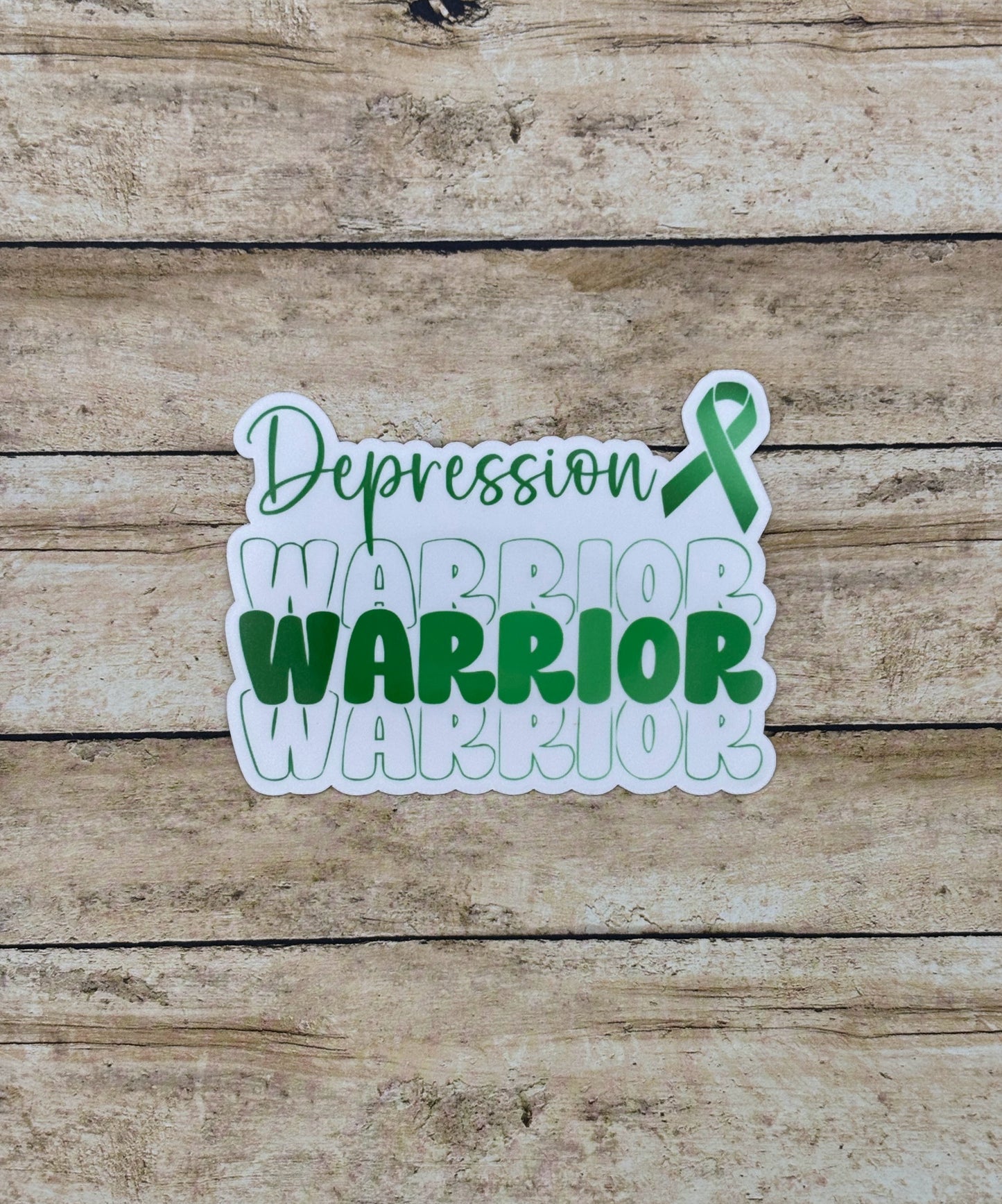 Depression Warrior Sticker