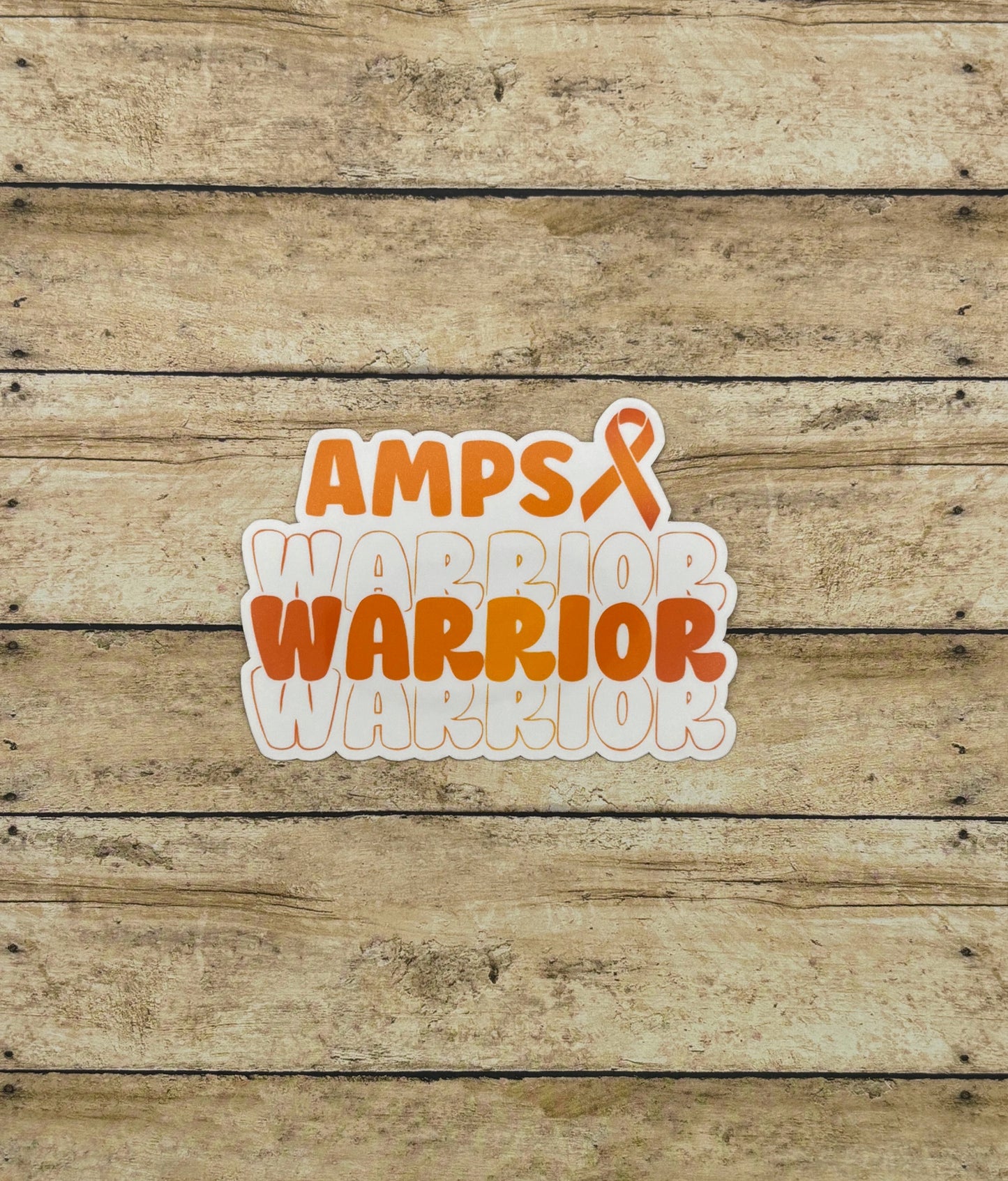 AMPS Warrior Sticker