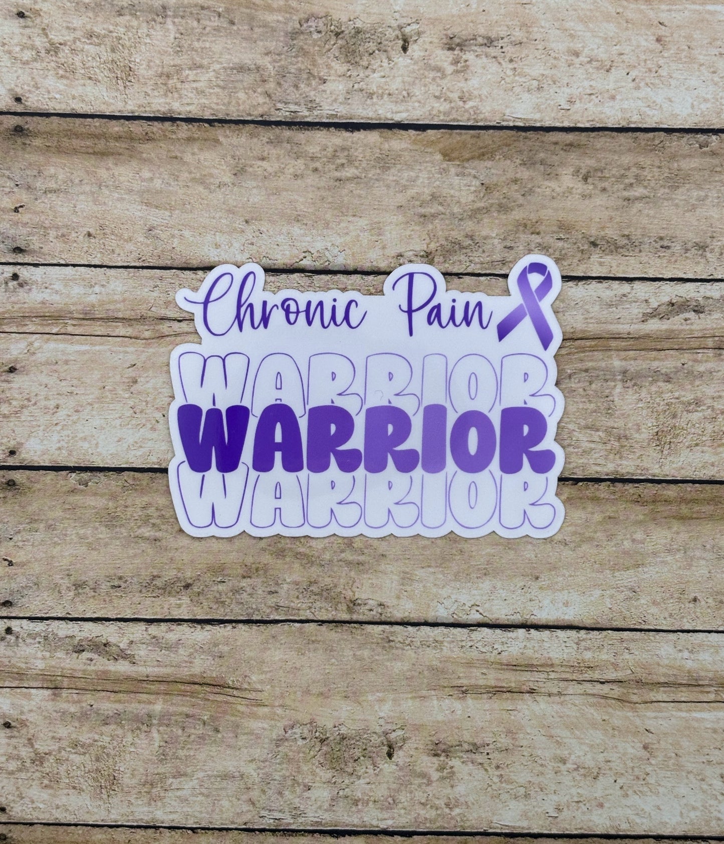 Chronic Pain Warrior Sticker