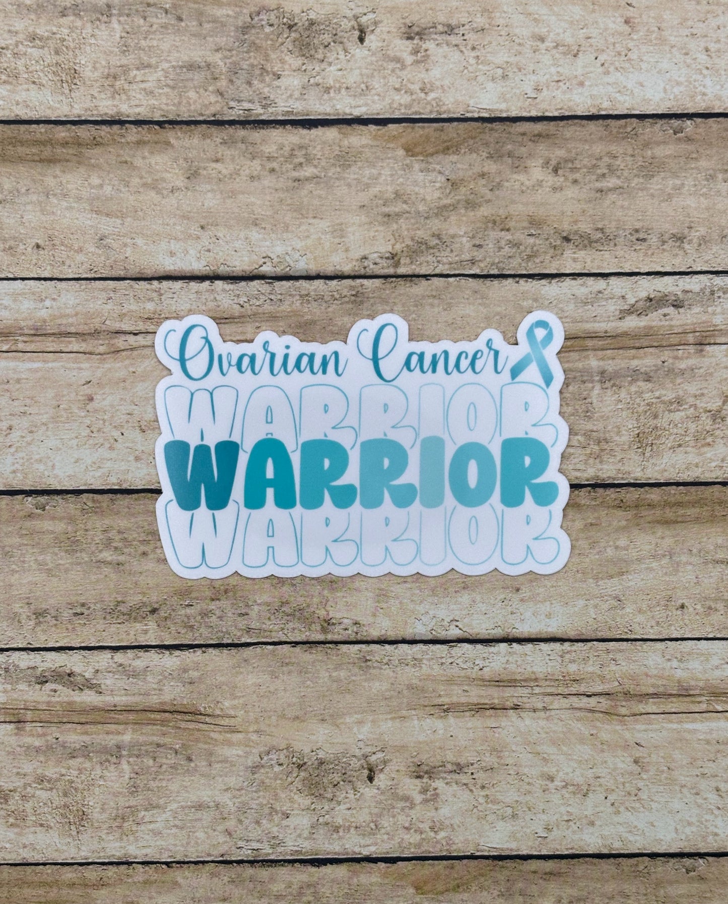 Ovarian Cancer Warrior Sticker