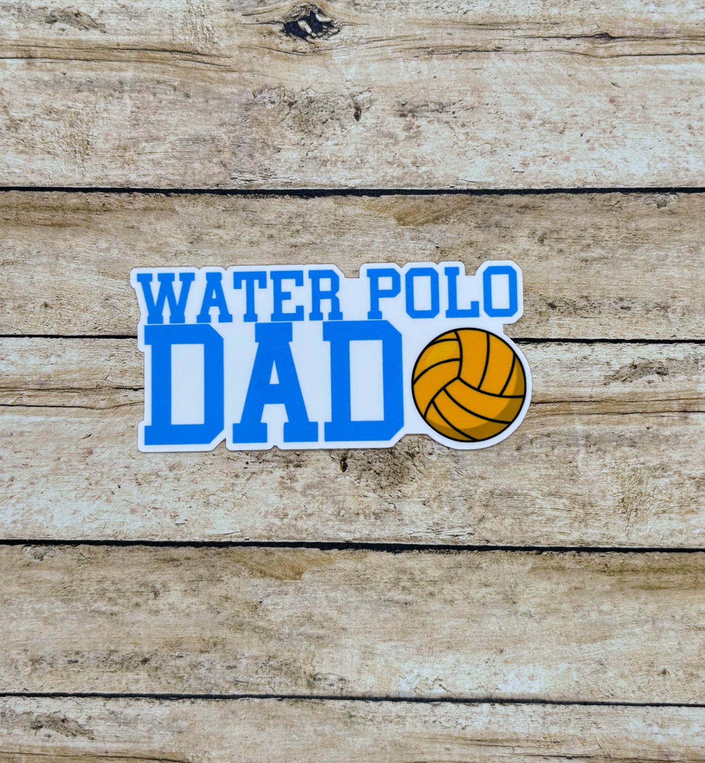 Water Polo Dad Sticker