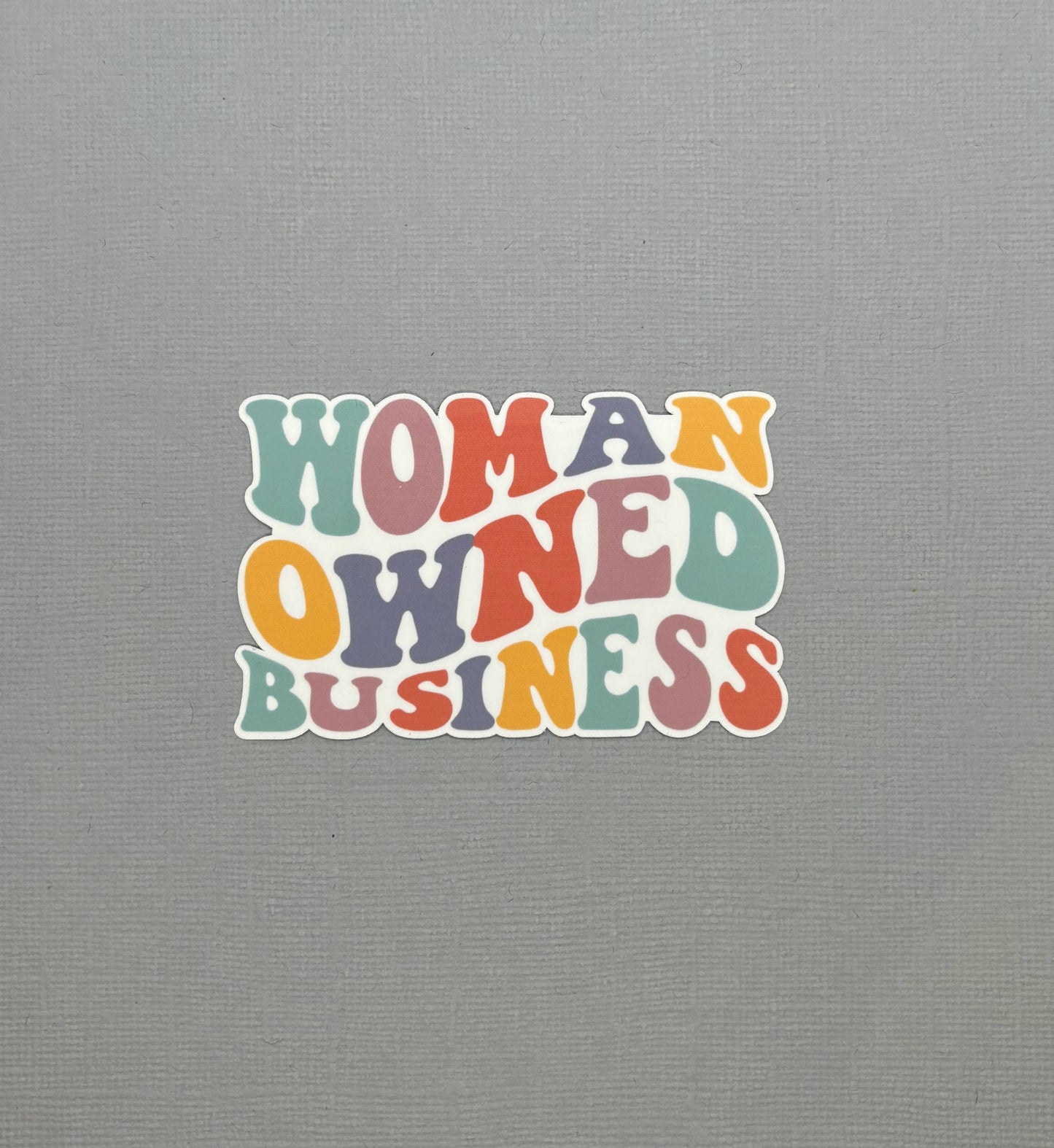 Woman Owned Business Sticker