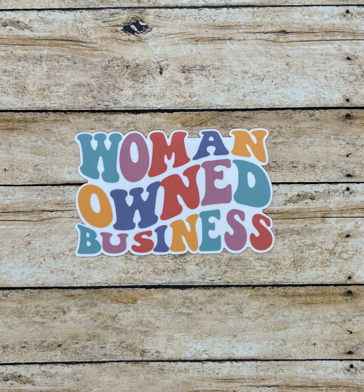 Woman Owned Business Sticker