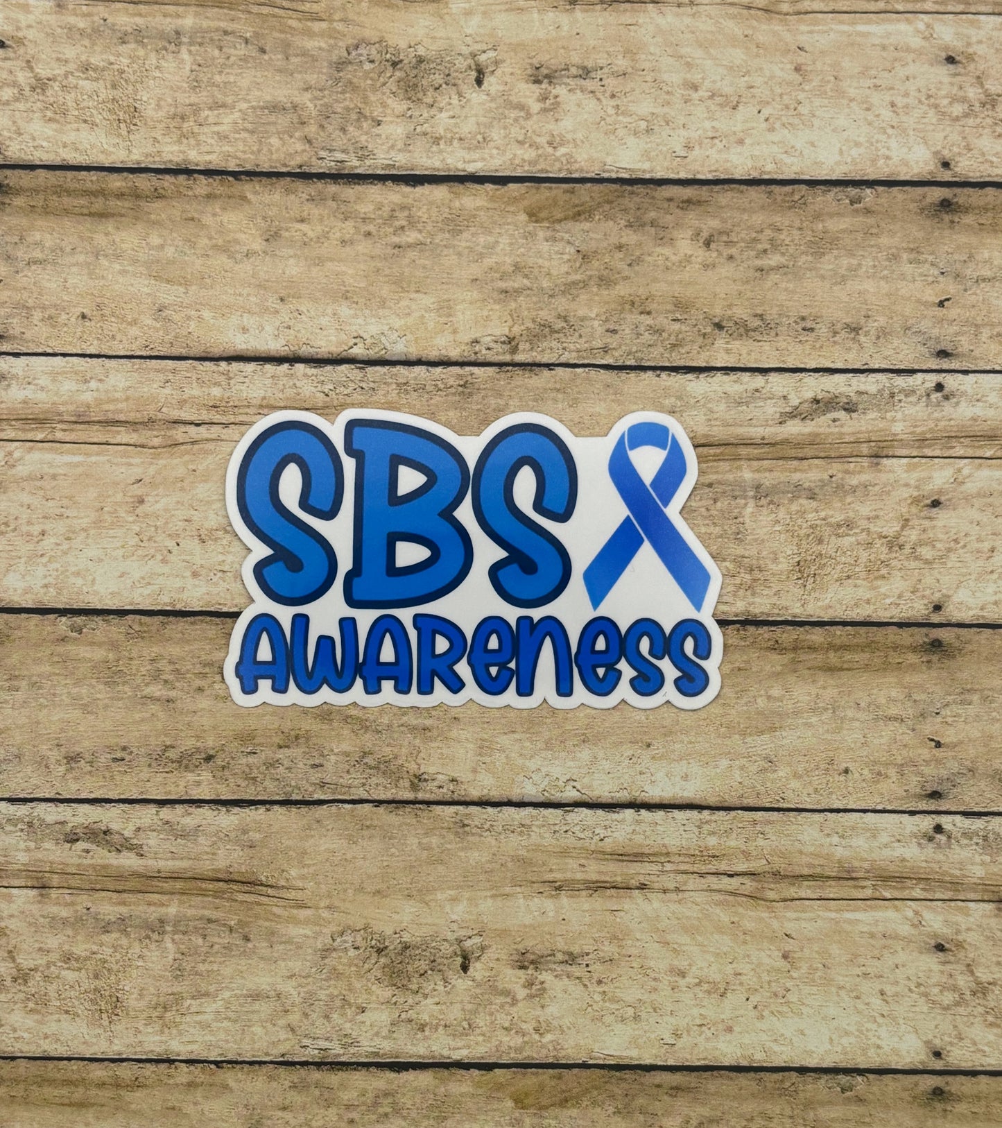 SBS Awareness with Ribbon Sticker