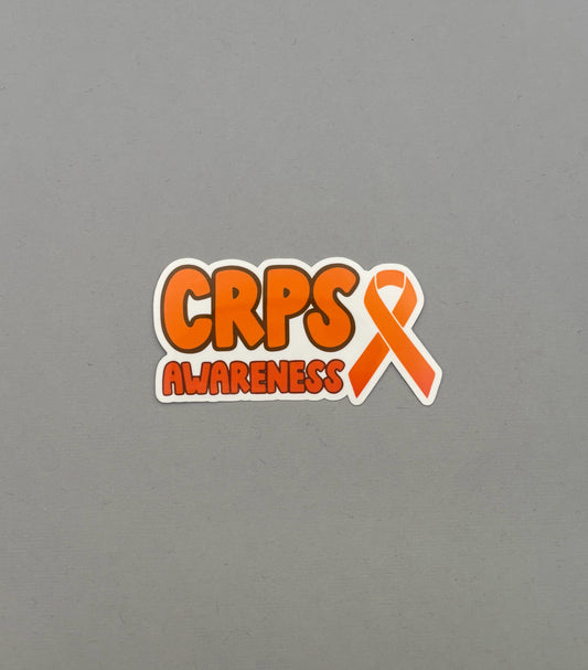 CRPS Awareness with Ribbon Sticker