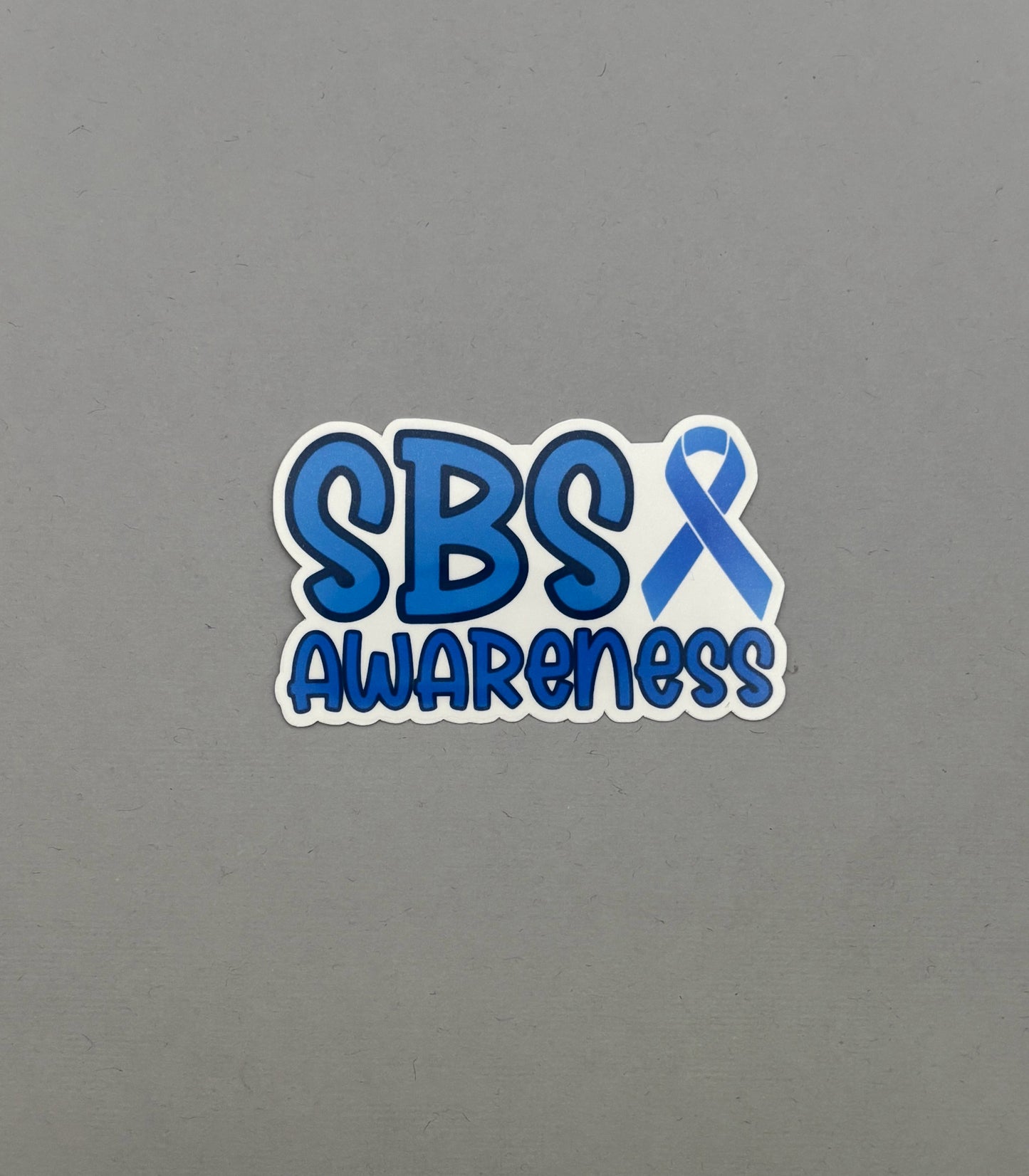 SBS Awareness with Ribbon Sticker