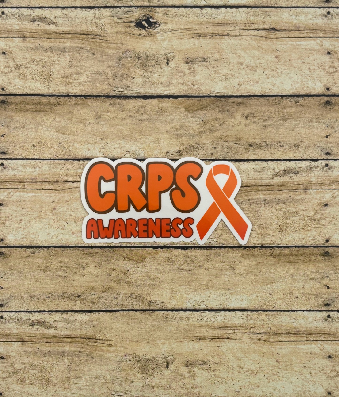 CRPS Awareness with Ribbon Sticker