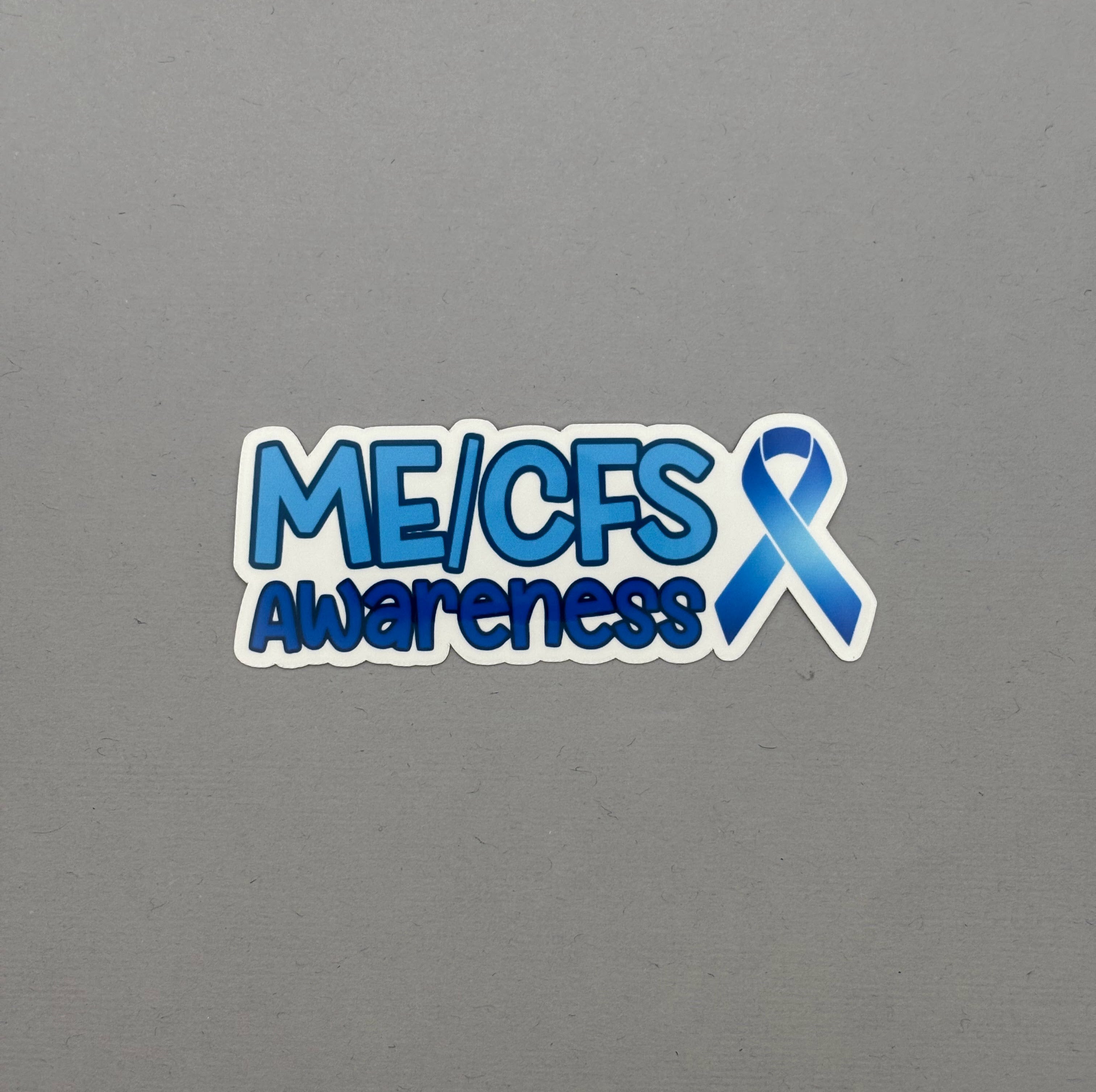 Cfs Ribbon ME/CFS Awareness with Ribbon Sticker – Made with Monday