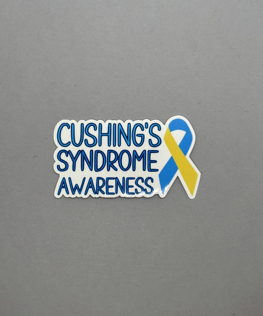 Cushing's Syndrome Awareness with Ribbon Sticker