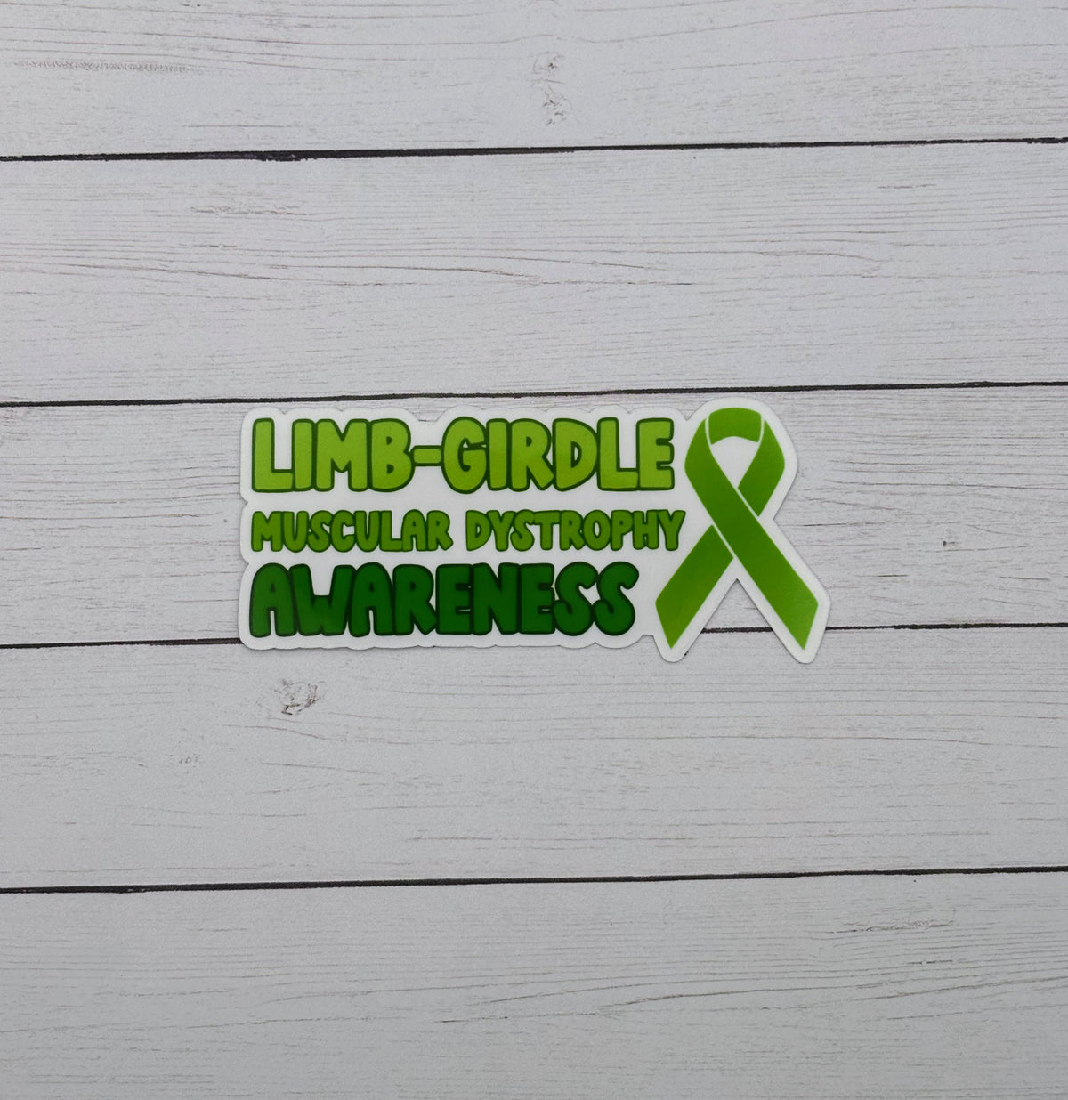 Mda Ribbon Limb-Girdle Muscular Dystrophy Awareness with Ribbon Sticker – Made ...