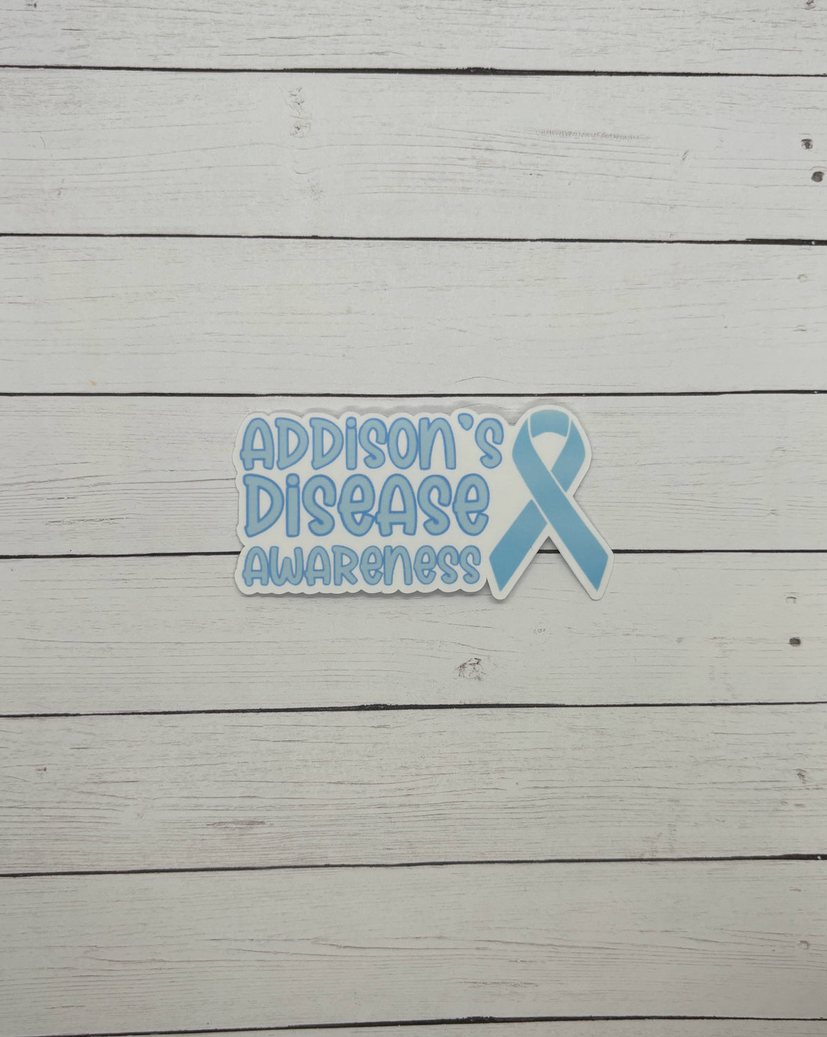 Addison Sticker Svg Addison's Disease Awareness with Ribbon Sticker – Made with Monday