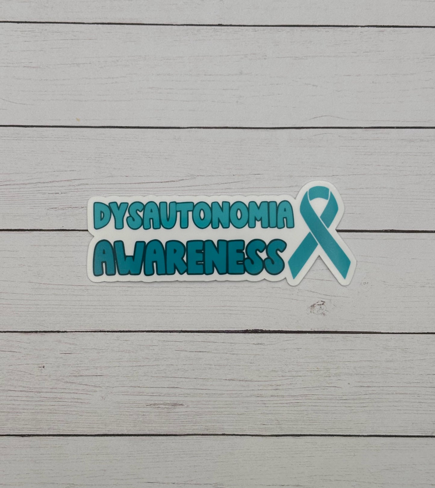 Dysautonomia Awareness with Ribbon Sticker