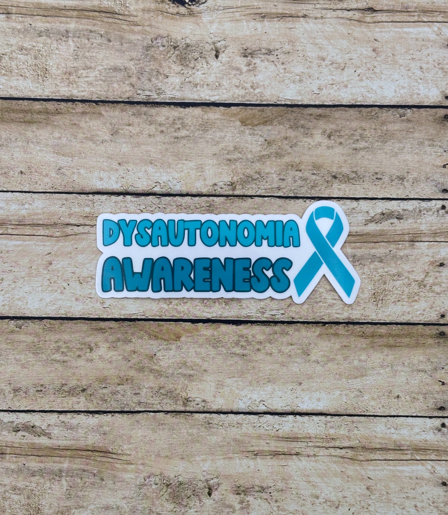 Dysautonomia Awareness with Ribbon Sticker