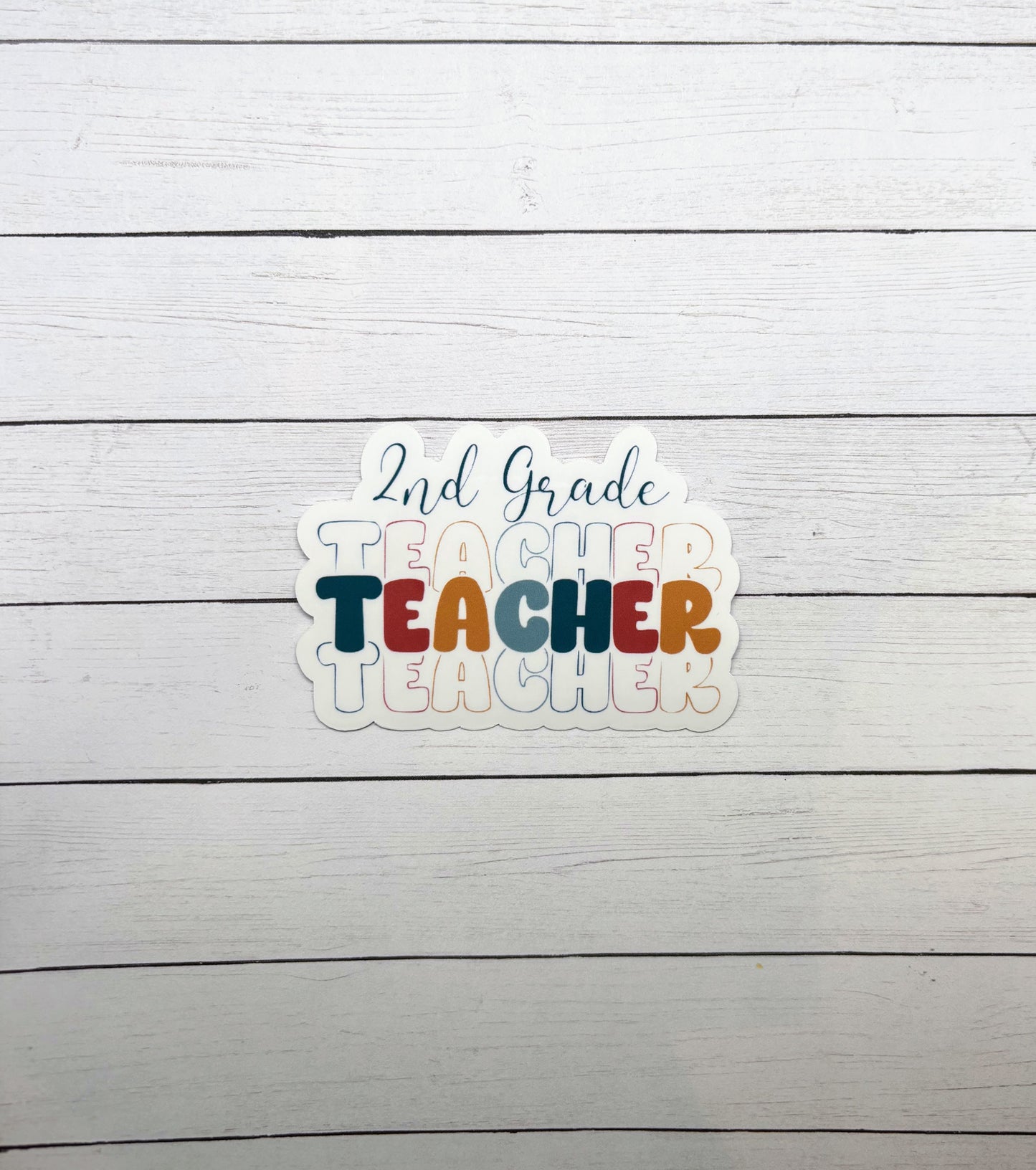 2nd Grade Teacher Sticker