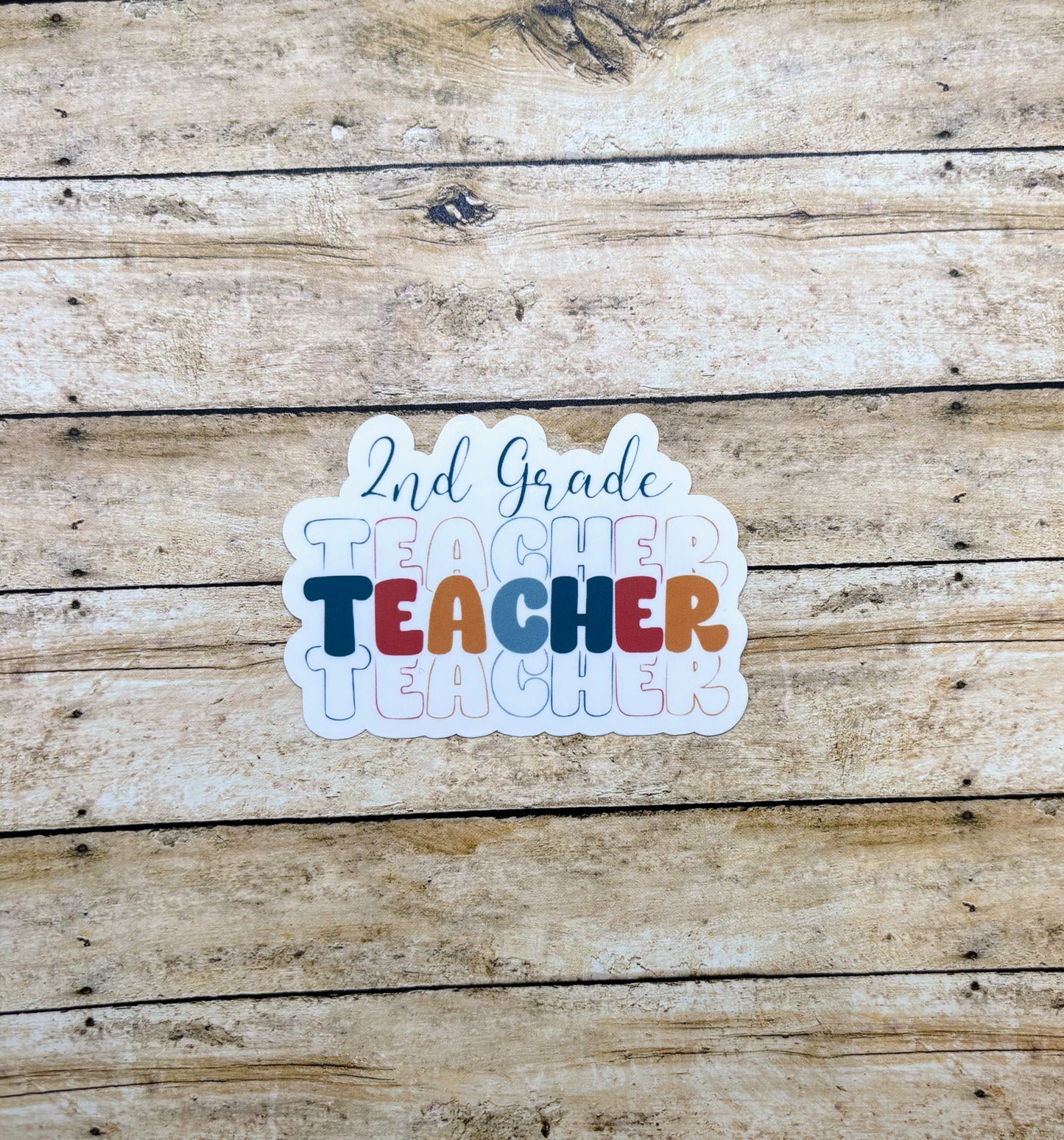 2nd Grade Teacher Sticker