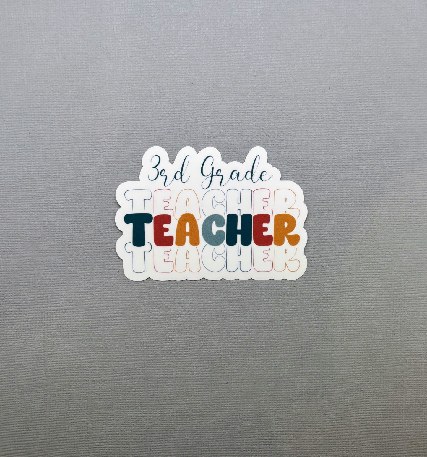 3rd Grade Teacher Sticker