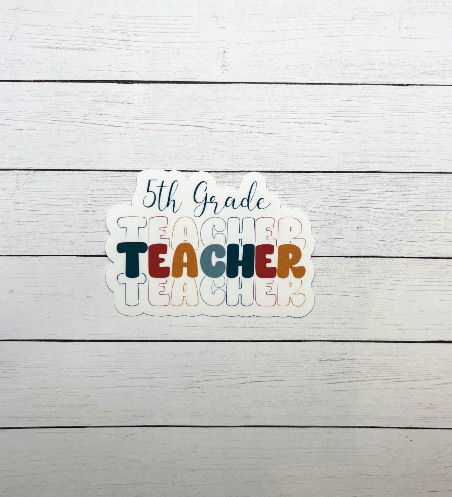 5th Grade Teacher Sticker