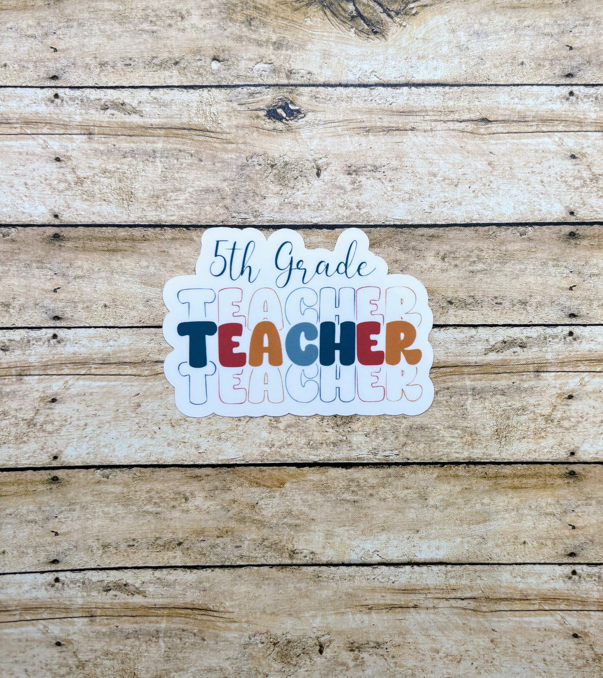 Sticker 5th 5th Grade Teacher Sticker – Made with Monday