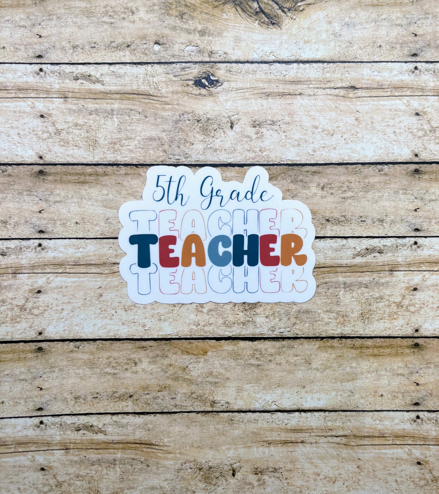 5th Grade Teacher Sticker