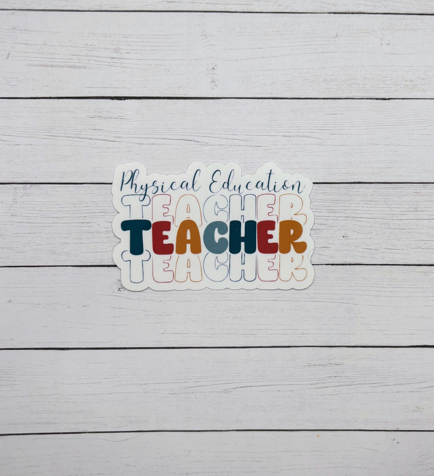 Physical Education Teacher Sticker