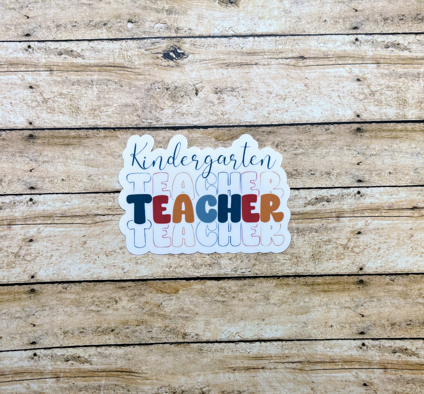 Kindergarten Teacher Sticker