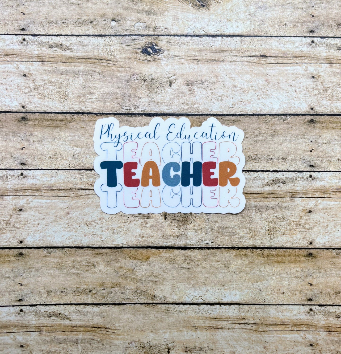 Physical Education Teacher Sticker