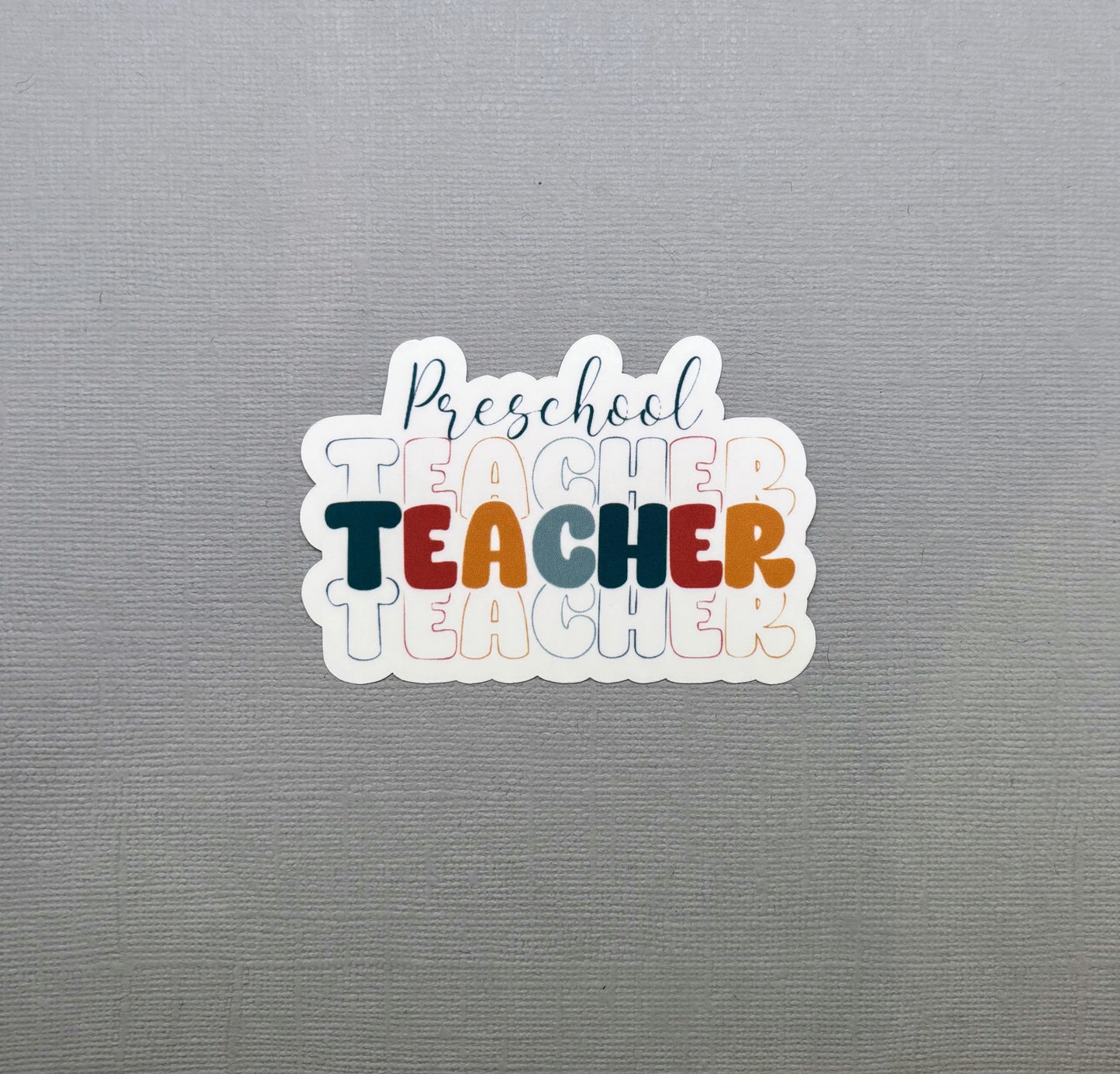 Preschool Teacher Sticker