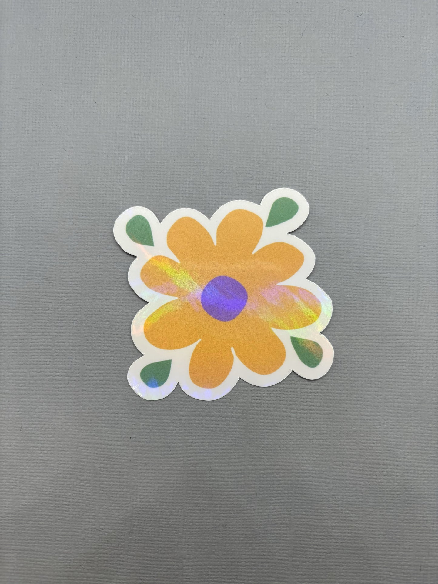 Holographic Flower Stickers